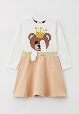 Платье Juno TEDDY BEAR. Цвет: бежевый