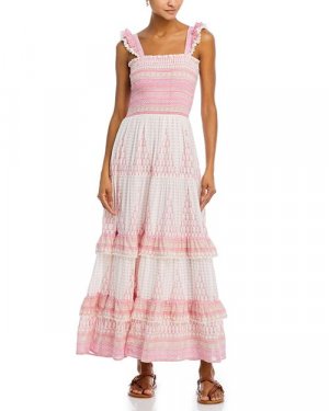 Многоярусное платье макси Christine , цвет Pink Bell