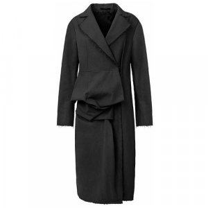 Пальто от Nuovo Borgo. Цвет: черный