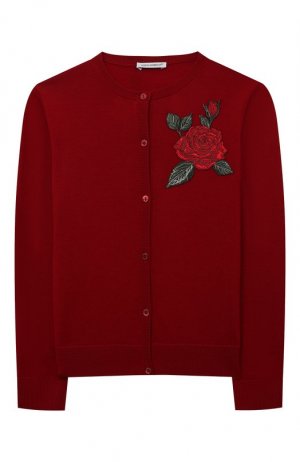 Шерстяной кардиган Dolce & Gabbana. Цвет: красный