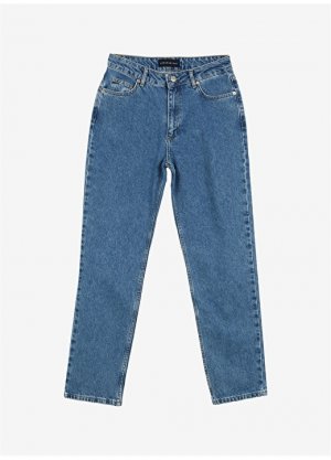 Прямые женские джинсовые брюки цвета индиго с высокой талией Aeropostale