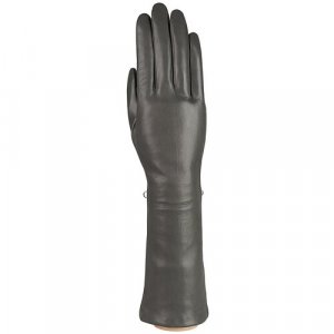 Перчатки, размер 6.5, серый ELEGANZZA. Цвет: серый/темно-серый