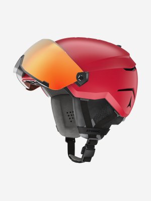 Шлем Savor AMID Visor HD, Красный Atomic. Цвет: красный