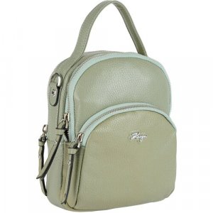 Рюкзак , натуральная кожа, внутренний карман, регулируемый ремень, зеленый KARYA. Цвет: зеленый/салатовый