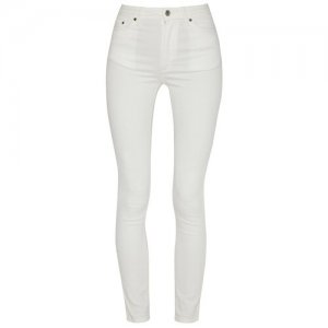 Белые джинсы скинни Blå Konst Peg Acne Studios. Цвет: белый