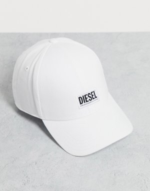 Белая кепка с логотипом Core-Белый Diesel