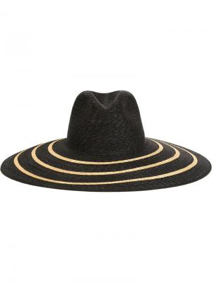 Шляпа с широкими полями Filù Hats. Цвет: чёрный