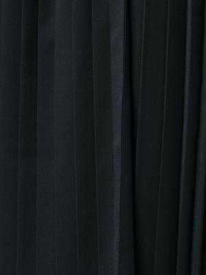 Плиссированная юбка с пряжками сбоку Toga Pulla. Цвет: чёрный