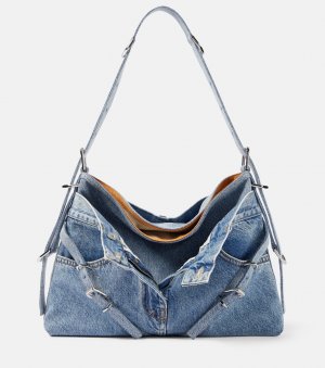 Джинсовая сумка через плечо voyou среднего размера , синий Givenchy