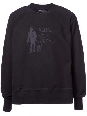 Толстовка Alone, Me & Animal Engineered Garments. Цвет: черный