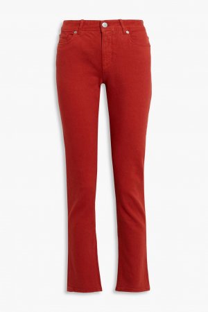 Узкие джинсы со средней посадкой LORO PIANA, красный Piana