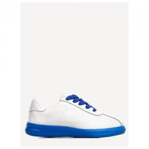 Полуботинки кроссовые, арт. ИП-09213/белый син под, кожа р. 38 ШК обувь. Цвет: голубой/белый/синий
