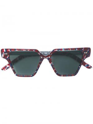 Солнцезащитные очки в квадратной оправе Delirious. Цвет: разноцветный