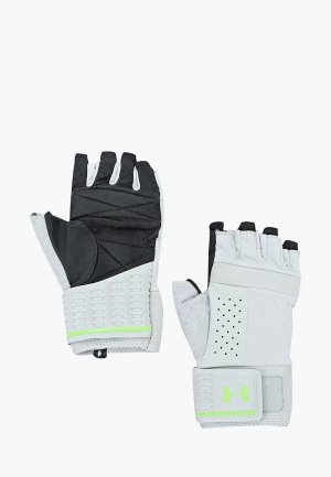 Перчатки для фитнеса Under Armour Mens Weightlifting Glove. Цвет: серый