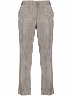 Укороченные брюки прямого кроя Pt01. Цвет: бежевый
