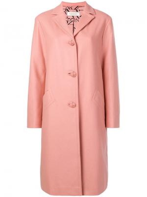 Классическое зимнее пальто Nina Ricci. Цвет: розовый