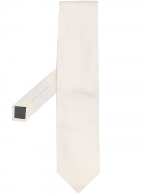 Полосатый галстук 1990-х годов Gianfranco Ferré Pre-Owned. Цвет: белый