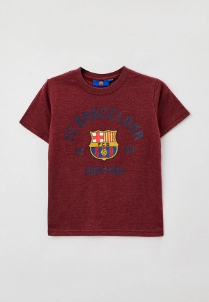 Футболка Atributika & Club™ FC Barcelona. Цвет: бордовый