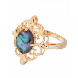 Кольцо помолвочное , ракушка, размер 17, мультиколор Lotus Jewelry. Цвет: микс/мультиколор