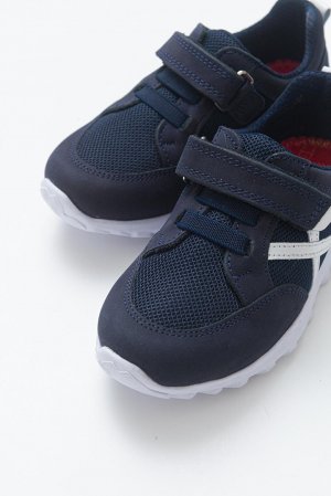 Детская темно-синяя кожаная ортопедическая спортивная обувь унисекс с опорой , темно-синий MİNİPİCCO