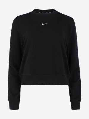 Свитшот женский One Dri-Fit, Черный Nike. Цвет: черный