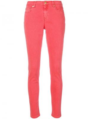 Облегающие джинсы Michael Kors. Цвет: розовый