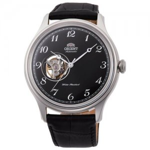 Наручные часы ORIENT, черный, серебряный Orient. Цвет: серебристый