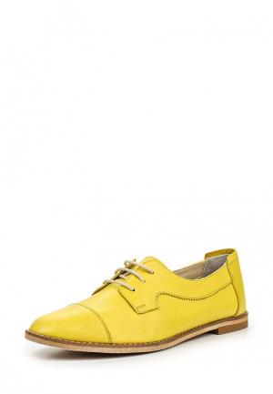 Ботинки Inario IN029AWIPW33. Цвет: желтый