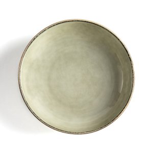 Комплект из 4 глубоких тарелок LaRedoute. Цвет: зеленый