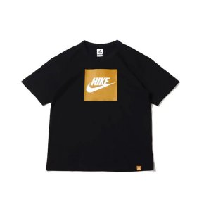 Logo Print Crew Neck Short Sleeve T-Shirt Men Tops Black DR7756-010 Nike