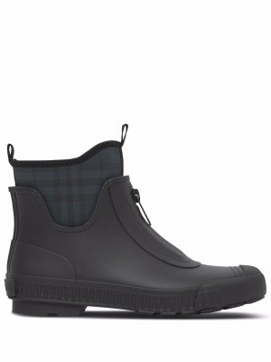 Ankle-length rain boots Burberry. Цвет: черный