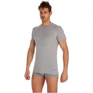 U.S. POLO ASSN Underwear._Набор мужских футболок 2 шт._80197/Серыймеланж/XXL ASSN.. Цвет: серый