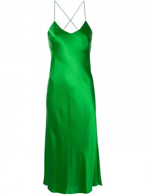 Коктейльное платье без рукавов с бретелями Michelle Mason. Цвет: зеленый
