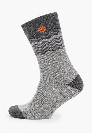 Носки Columbia CHEVRON WOOL CREW ICE SCATTER. Цвет: серый