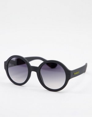Круглые солнцезащитные очки Floripa-Черный цвет Havaianas