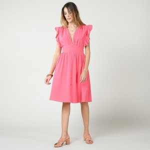 Платье MOLLY BRACKEN. Цвет: розовый