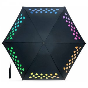Зонт suck uk, compact colour change UK FD-SK UMBRELLA5. Цвет: черный/белый