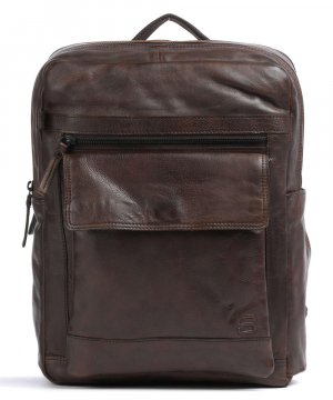 Рюкзак для ноутбука Apache из зерненой кожи , коричневый Spikes & Sparrow