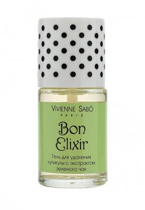 Средство для удаления кутикулы Vivienne Sabo Bon Elixir с экстрактом зеленого чая, 15 мл. Цвет: прозрачный