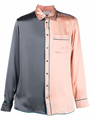 Двухцветная рубашка Pierre-Louis Mascia. Цвет: розовый
