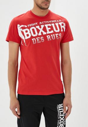 Футболка Boxeur Des Rues. Цвет: красный