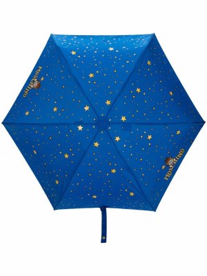 Зонт с принтом Moschino. Цвет: синий