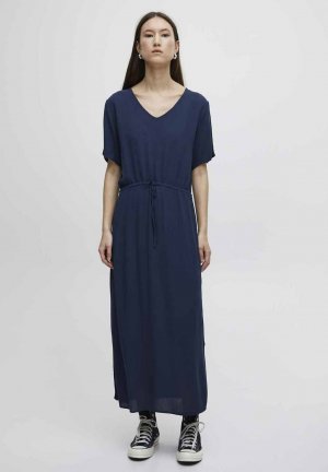 Длинное платье , темно-синий ICHI