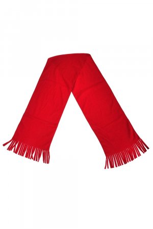 Зимний флисовый шарф с кисточками Active , красный Result
