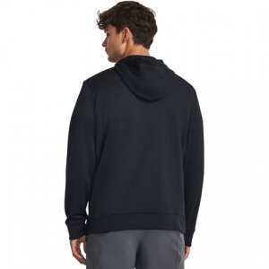 Пуловер с капюшоном Armor Fleece HD рисунком мужской , черный Under Armour