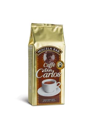 Don Carlos 1 кг  вак (зерн) кофе в зернах CARRARO. Цвет: коричневый