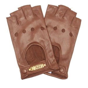 Перчатки glove m2974 , коричневый Moschino