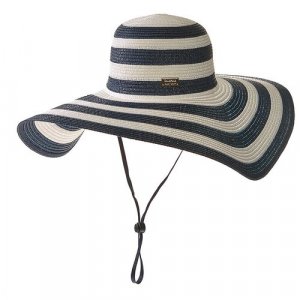 Шляпа , размер XL(54-56), синий Solorana. Цвет: синий/темно-синий-белый