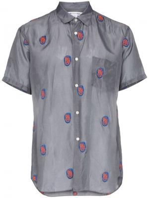 Рубашка с короткими рукавами и вышивкой Comme Des Garçons Shirt