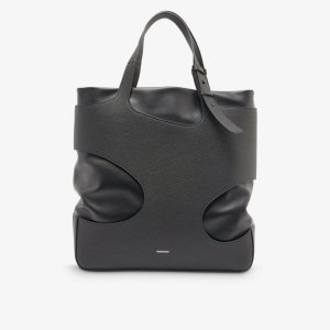 Кожаная сумка-тоут с вырезами , цвет nero Ferragamo